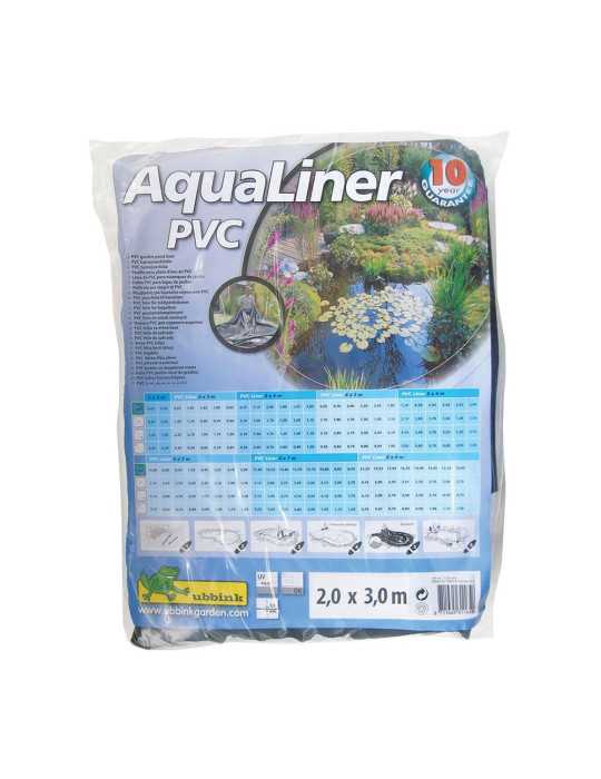 Lona de PVC para Cualquier tipo de Estanque, Negra, Aqualiner, 2 x 3 m UBBINK