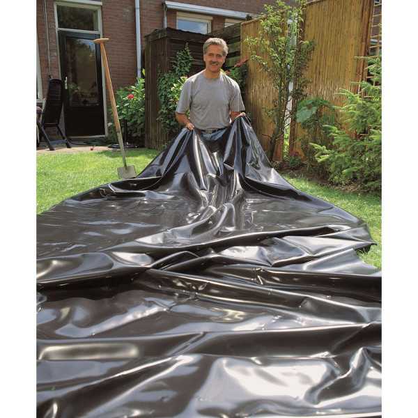 Lona de PVC para Cualquier tipo de Estanque, Negra, Aqualiner, 2 x 3 m UBBINK