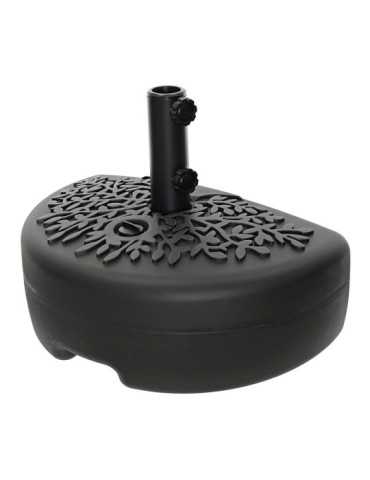 Base Negra para Sombrilla/Parasol, 50 x 30 x 36,5 cm OUTDOOR LIVING BY DECORIS