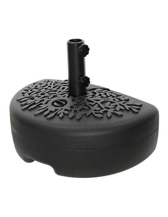 Base Negra para Sombrilla/Parasol, 50 x 30 x 36,5 cm OUTDOOR LIVING BY DECORIS