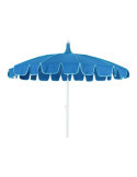 Parasol para Jardín, Azul con Ribete Verde Agua, Ø170 x 215 cm OUTDOOR LIVING BY DECORIS