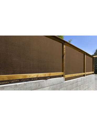 Malla de Ocultación Marrón 230 g/m² 1 x 50 m FAURA 2