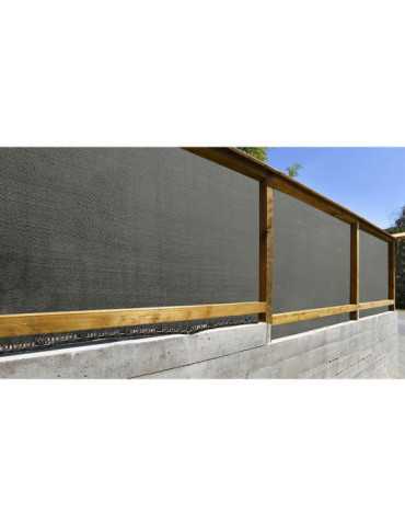 Malla de Ocultación Antracita 230 g/m² 1,5 x 5 m FAURA 2
