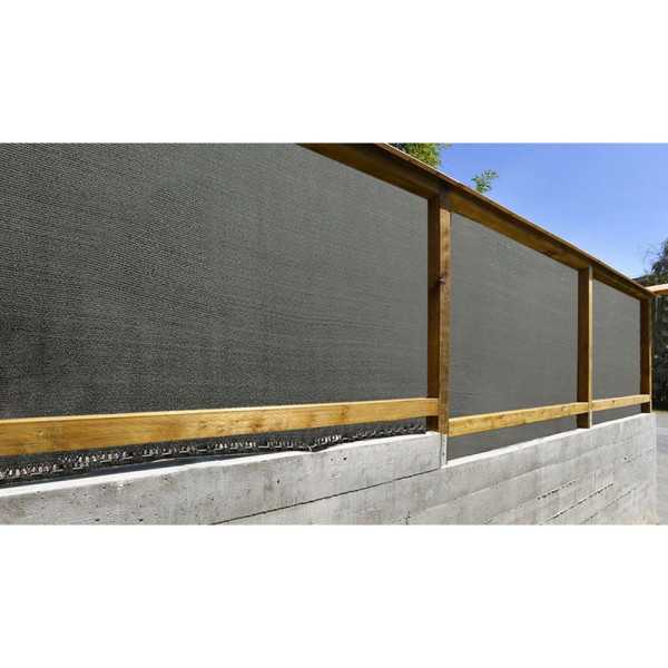 Malla de Ocultación Antracita 230 g/m² 2 x 5 m FAURA