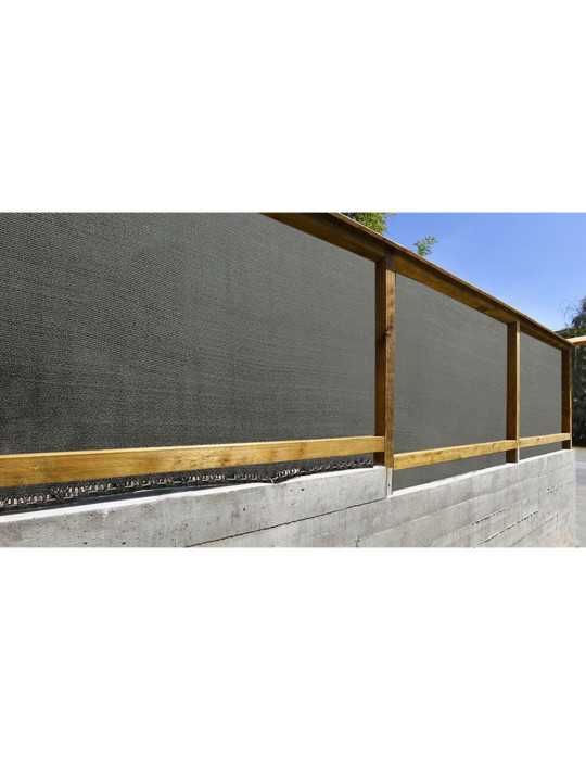 Malla de Ocultación Antracita 230 g/m² 2 x 5 m FAURA