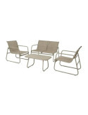 Conjunto Jardín 4 Piezas Beige Modelo Bogotá OUTDOOR LIVING BY DECORIS