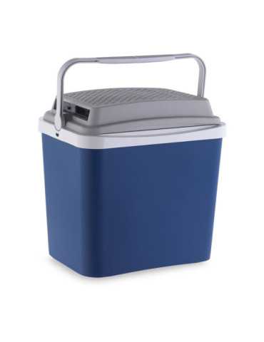 Nevera de Camping Termoeléctrica 12 V, 24 l, Color Azul, 40 x 39,5 x 41 cm CAMPOS