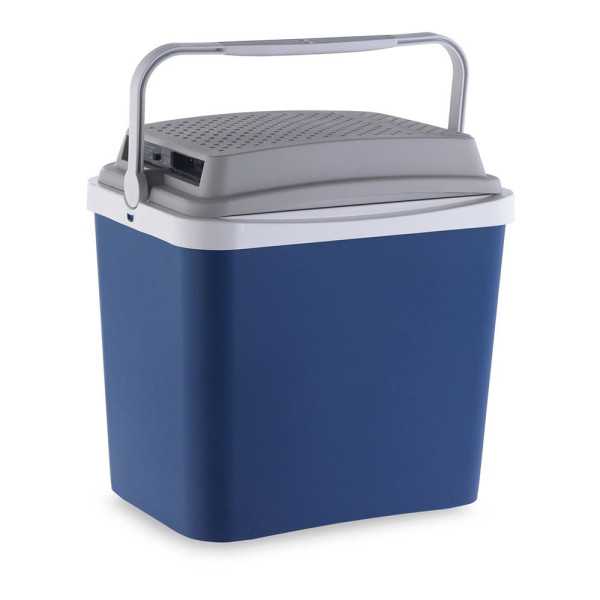 Nevera de Camping Termoeléctrica 12 V, 24 l, Color Azul, 40 x 39,5 x 41 cm CAMPOS