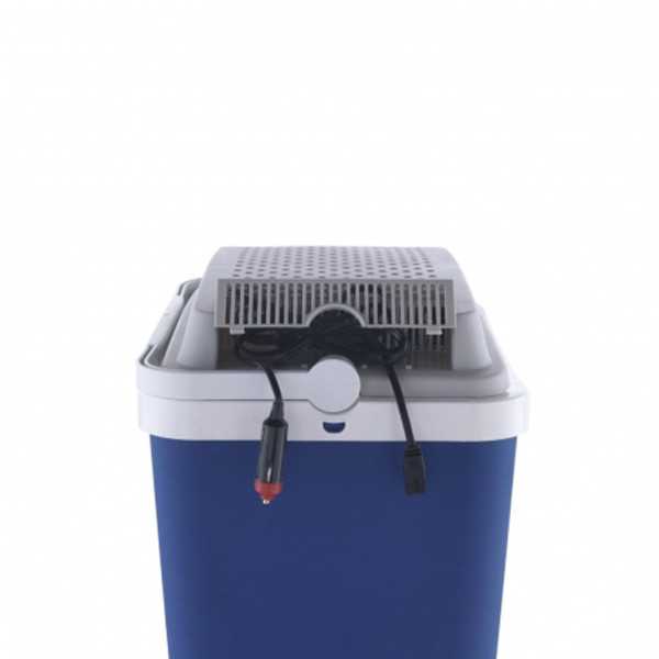 Nevera de Camping Termoeléctrica 12 V, 24 l, Color Azul, 40 x 39,5 x 41 cm CAMPOS
