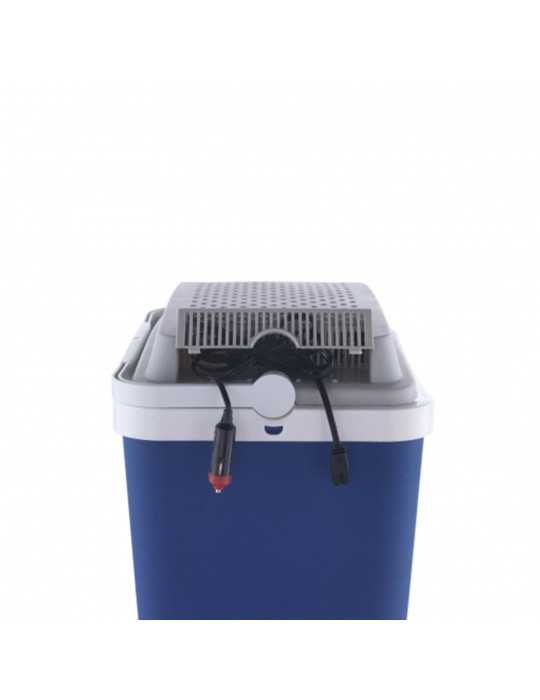 Nevera de Camping Termoeléctrica 12 V, 24 l, Color Azul, 40 x 39,5 x 41 cm CAMPOS
