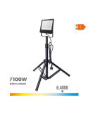 Foco Proyector LED con Trípode Black Series 100 W 6400 K EDM