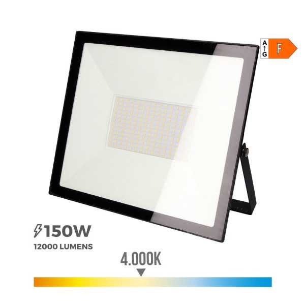 Foco Proyector LED 150 W 12000 lm 4000 K Luz Día 35 x 31 x 4,5 cm EDM