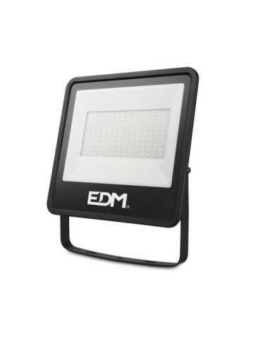 Foco Proyector LED 100 W 8200 lm 6400 K Luz Fría, Black Series, 24,6 x 22,8 x 2,9 cm EDM 2