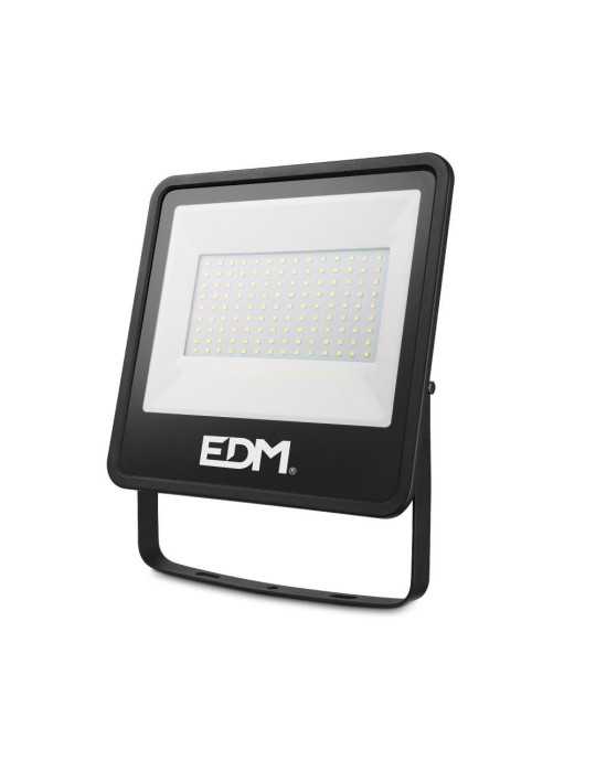 Foco Proyector LED 100 W 8200 lm 6400 K Luz Fría, Black Series, 24,6 x 22,8 x 2,9 cm EDM