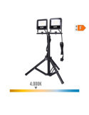 Foco Proyector LED con Trípode, 2 x 30 W, 2 x 2370 lm, 4000 K, Luz Día, Black Series EDM