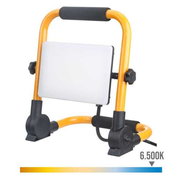 Foco Proyector LED con Pie 50 W 5400 lm 6000 K Luz Fría 26 x 17,53 x 28,38 cm EDM