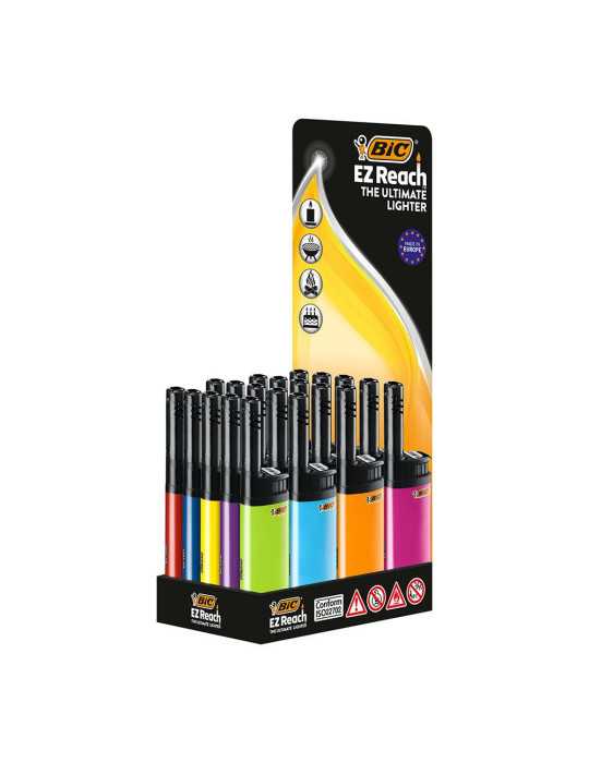 Encendedor Multiusos Ez Reach Colores Surtidos Expositor 20 uds BIC