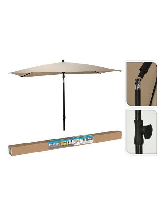 Parasol Rectangular Beige, 125 x 200 cm BASICS