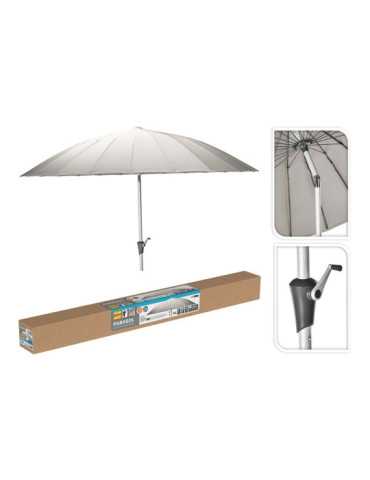 Parasol Gris, Ø280 x 248 cm BASICS