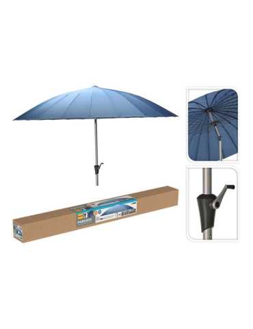 Parasol Azul, Ø280 x 248 cm BASICS
