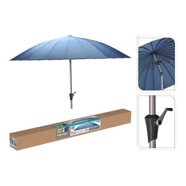 Parasol Azul, Ø280 x 248 cm BASICS