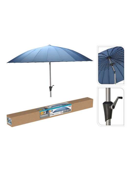 Parasol Azul, Ø280 x 248 cm BASICS
