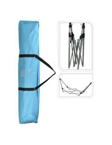 Hamaca Plegable con Soporte 240 x 80 x 75 cm BASICS 2