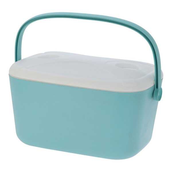Nevera de Camping 20 l Color Turquesa, 470 x 315 x 270 mm BASICS