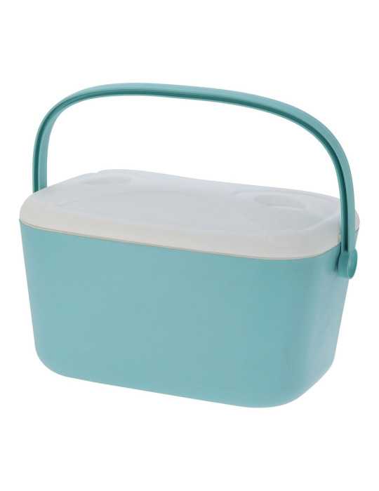 Nevera de Camping 20 l Color Turquesa, 470 x 315 x 270 mm BASICS