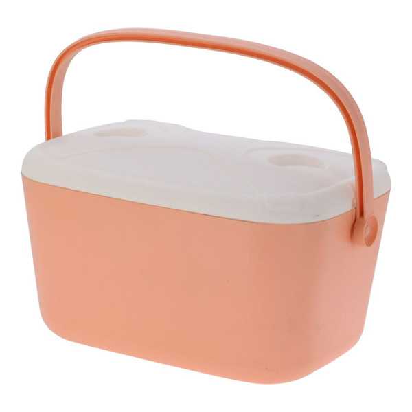 Nevera de Camping 20 l Color Rosa, 470 x 315 x 270 mm BASICS