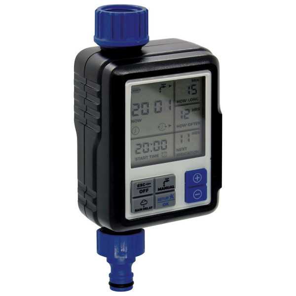 Programador de Riego Electrónico Full-Vision V2 con Pantalla Digital AQUA CONTROL