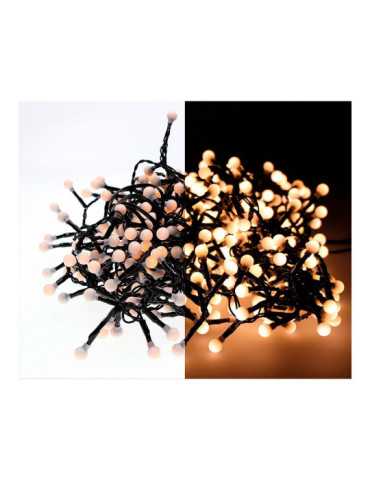 Guirnalda Cherry Compact, Multifunción, Uso Exterior, Luz Cálida, 500 LEDS, 11 m LUMINEO 2