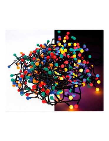 Guirnalda Cherry Compact, Multifunción, Uso Exterior, Multicolor, 500 LEDS, 11 m LUMINEO 2