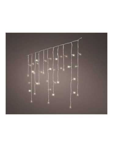 Cortina Multifunción, Exterior, LED Icicle, 240 LEDS, 5,8 m, Luz Cálida LUMINEO
