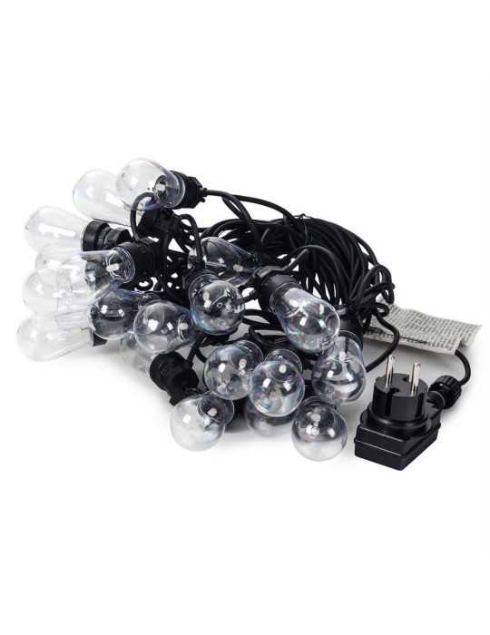 Guirnalda Party Lights, Luz Fija, Uso Exterior, Blanco Cálido, 20 LED, 9,5 m PARTY LIGHTING