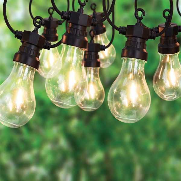 Guirnalda Party Lights, Luz Fija, Uso Exterior, Blanco Cálido, 20 LED, 9,5 m PARTY LIGHTING
