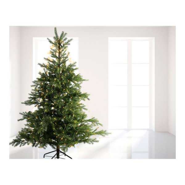 Guirnalda Micro LED Fija, 640 LEDS, para Árbol, Luz Cálida, Exterior, Tiras de 1,9 m LUMINEO