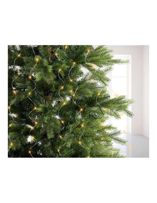 Guirnalda Micro LED Fija, 640 LEDS, para Árbol, Luz Cálida, Exterior, Tiras de 1,9 m LUMINEO