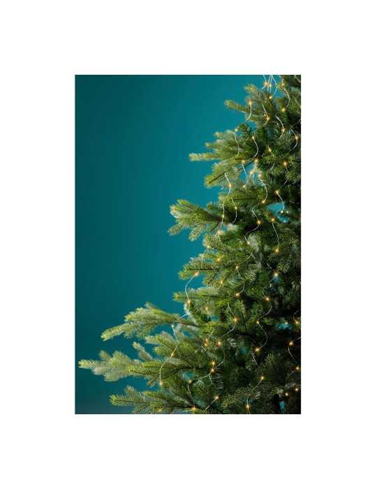 Guirnalda Micro LED Fija, 640 LEDS, para Árbol, Luz Cálida, Exterior, Tiras de 1,9 m LUMINEO