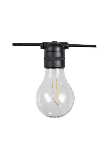 Guirnalda Allegra Solar + Bateria, 10 Bombillas LED 3V, 10 m NEW GARDEN 2