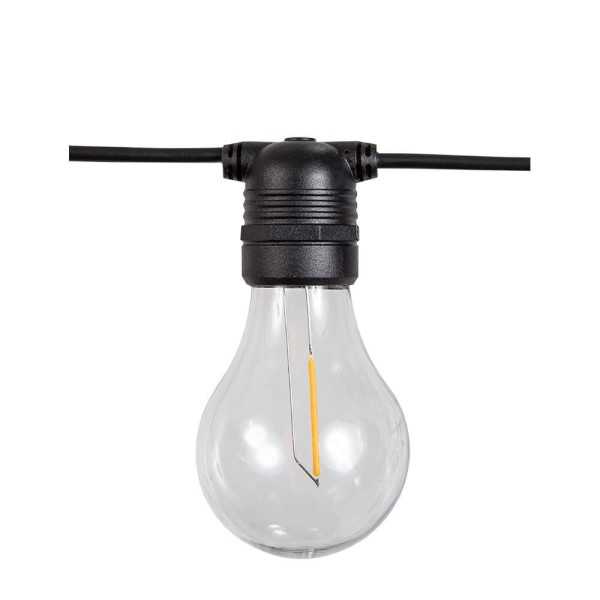 Guirnalda Allegra Solar + Bateria, 10 Bombillas LED 3V, 10 m NEW GARDEN
