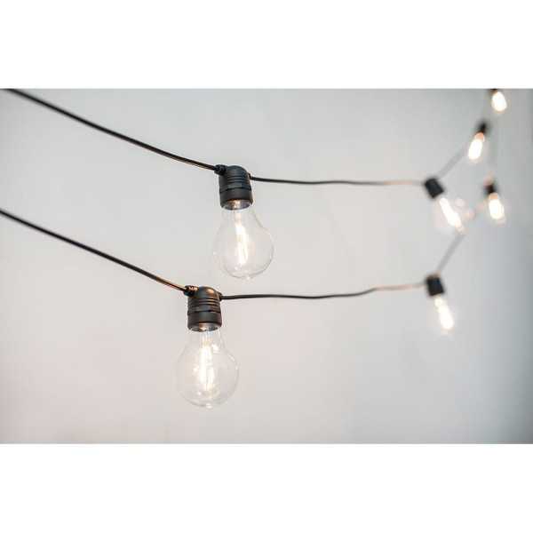 Guirnalda Allegra Solar + Bateria, 10 Bombillas LED 3V, 10 m NEW GARDEN