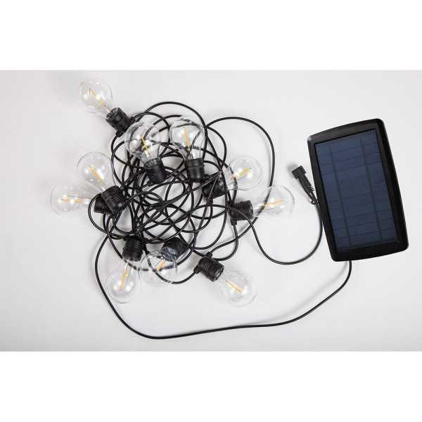 Guirnalda Allegra Solar + Bateria, 10 Bombillas LED 3V, 10 m NEW GARDEN