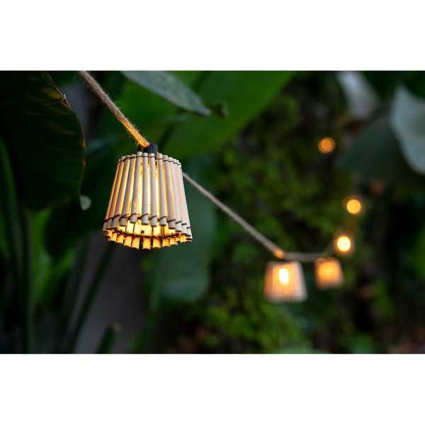 Guirnalda Okinawa Cable Jute 10 Bombillas 8 m NEW GARDEN