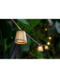 Guirnalda Okinawa Cable Jute 10 Bombillas 8 m NEW GARDEN