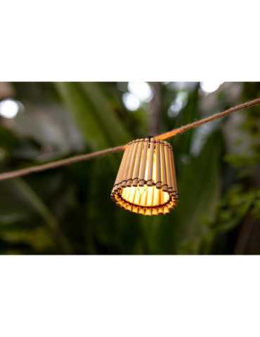 Guirnalda Okinawa Solar + Bateria 10 Bombillas 8 m NEW GARDEN