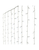 Cortina Multifunción, Exterior, 240 LEDS, 2,2 x 1,5 m, Blanco Frío LUMINEO