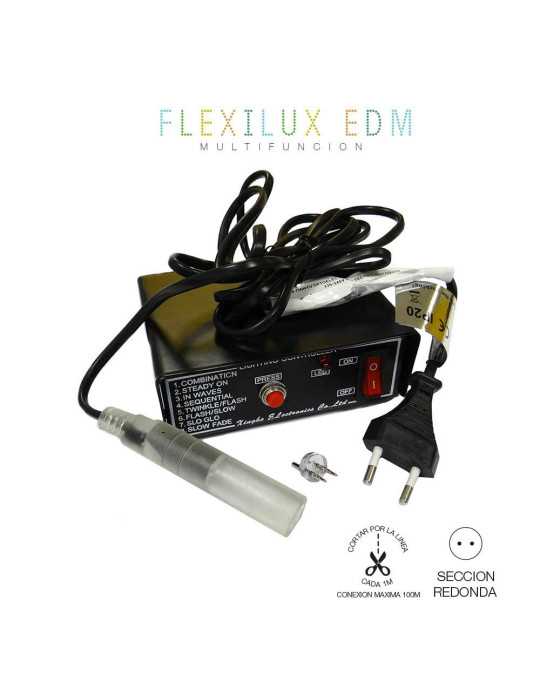 Programador Tubo Flexilux 2 Vias IP44 MÁX.100 m EDM