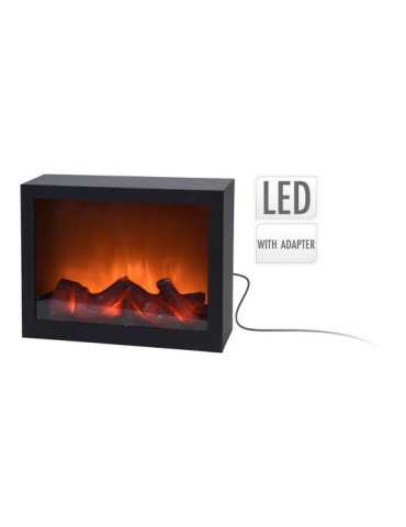 Iluminación Decorativa con Forma de Chimenea de LED 29 x 10 x 23 cm