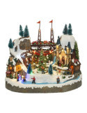 Pueblo Navideño 35,5 x 22 x 30,5 cm LUMINEO